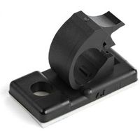 StarTech.com 100 Zelfklevende Kabelmanagement Clips, 5.5mm, Zwart, Netwerk/Ethernet/Bureau/Computer