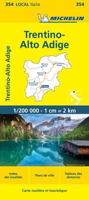 Wegenkaart - landkaart 354 Dolomieten - Trentino - Alto Adige | Michelin Wegenkaart - landkaart 354 Dolomieten - Trentino - Alto Adige | Michelin
