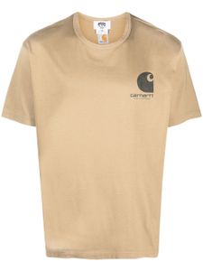 Junya Watanabe MAN t-shirt à logo imprimé - Tons neutres