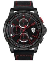 Scuderia Ferrari Mod. Formula Italia S - 830273 - Herenhorloge met Chronograaf (Rood, Zwart, Leer) - thumbnail