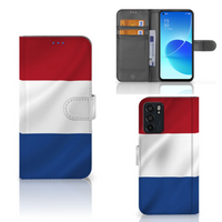 OPPO Reno6 5G Bookstyle Case Nederlandse Vlag