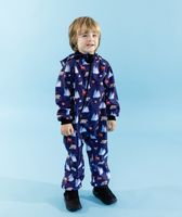 Waterproof Softshell Overall Comfy Polar Animals Jumpsuit - thumbnail