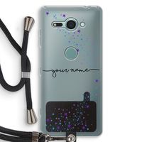 Sterren: Sony Xperia XZ2 Compact Transparant Hoesje met koord