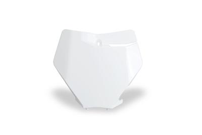 UFO PLAST startnummerbord start number plate ufo ktm white