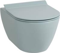 Ben Segno hangtoilet met toiletbril Xtra glaze+ Free flush mat azuur