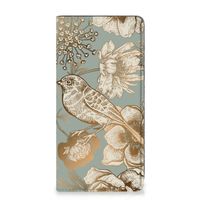 Smart Cover voor Samsung Galaxy S23 Vintage Bird Flowers