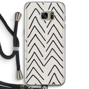 Marrakech Arrows: Samsung Galaxy S7 Edge Transparant Hoesje met koord