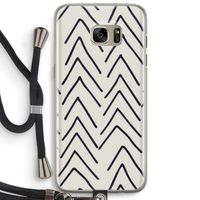 Marrakech Arrows: Samsung Galaxy S7 Edge Transparant Hoesje met koord