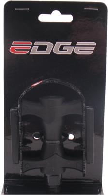 Pedaalset MTB Edge kunststof met ijzeren rand - zwart