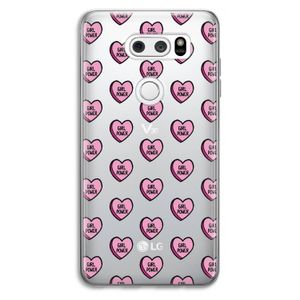 GIRL POWER: LG V30 Transparant Hoesje