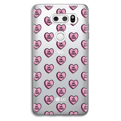 GIRL POWER: LG V30 Transparant Hoesje