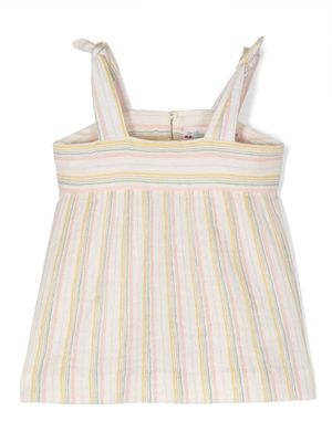 Bonpoint blouse à rayures - Blanc