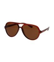 Spectrum zonnebril vintage piloot bruin dames Spectrum zonnebril vintage piloot bruin dames