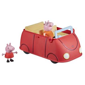 Peppa Pig speelgoedauto Peppa's Rode Auto 28 cm rood 3-delig