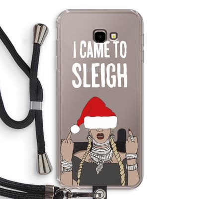 Came To Sleigh: Samsung Galaxy J4 Plus Transparant Hoesje met koord