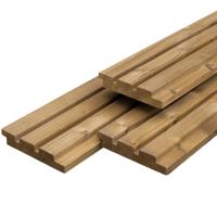 Thermoline vuren triple profiel 2,6x14,0x360 cm Tuindeco - Tuindeco