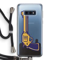 Pew Pew Pew: Samsung Galaxy S10e Transparant Hoesje met koord