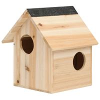 VidaXL Eekhoornhuisje 26x25x29 cm massief vurenhout VidaXL Eekhoornhuisje 26x25x29 cm massief vurenhout