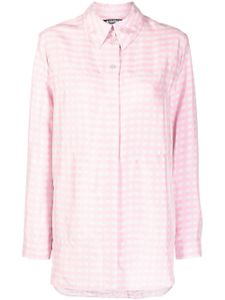 Jacquemus chemise à carreaux - Rose