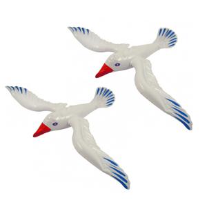 3x stuks opblaasbare zeemeeuw vogels 67 cm