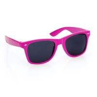 Hippe party zonnebril fuchsia roze volwassenen   -