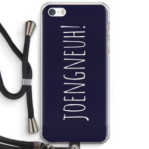 Joengneuh!: iPhone 5 / 5S / SE Transparant Hoesje met koord