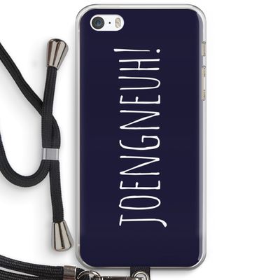 Joengneuh!: iPhone 5 / 5S / SE Transparant Hoesje met koord