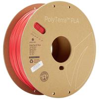 Polymaker 70826 PolyTerra PLA Filament PLA kunststof Gering kunststofgehalte, Wateroplosbaar 1.75 mm 1000 g Rood (mat) 1 stuk(s)