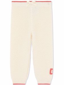 Dolce & Gabbana Kids pantalon de jogging en laine - Blanc