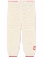 Dolce & Gabbana Kids pantalon de jogging en laine - Blanc