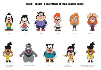 A Goofy Movie 3D Foam Bag Clips Series 74 Display (24)