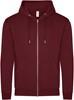 Just Cool JH250 Organic Zoodie - Burgundy - XS