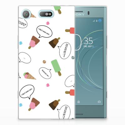 Sony Xperia XZ1 Compact | Siliconen Case | IJsjes