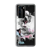 Camouflage de sommeil: Huawei P40 Pro Transparant Hoesje