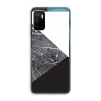 Combinatie marmer: Xiaomi Poco M3 Pro 5G Transparant Hoesje Combinatie marmer: Xiaomi Poco M3 Pro 5G Transparant Hoesje