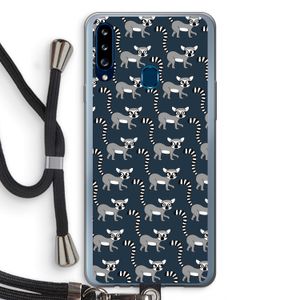 Makis: Samsung Galaxy A20s Transparant Hoesje met koord