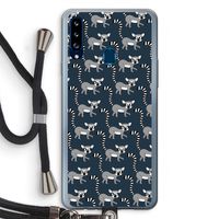 Makis: Samsung Galaxy A20s Transparant Hoesje met koord
