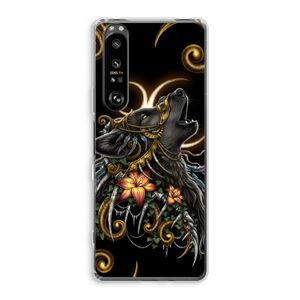 Huilende Wolf: Sony Xperia 1 III Transparant Hoesje