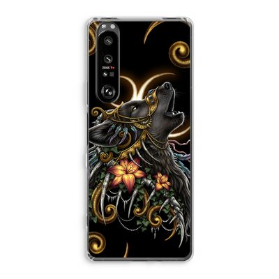 Huilende Wolf: Sony Xperia 1 III Transparant Hoesje