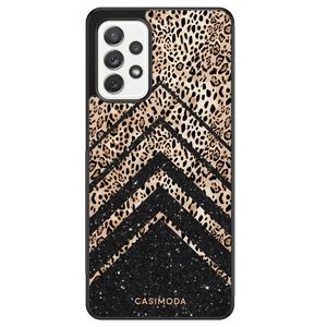 Samsung Galaxy A52 hoesje - Chevron luipaard
