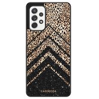 Samsung Galaxy A52 hoesje - Chevron luipaard