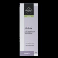 Jojoba koudgeperst basisolie bio glazen fles 100 Milliliter
