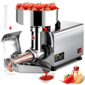 VEVOR Tomatensaus Maker Tomatenpers 49x23x34,5 cm Elektrische Tomatenzeef 370W