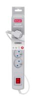 Activejet ACP-5GN 3M SZ power uitbreiding 5 AC-uitgang(en) Binnen Grijs