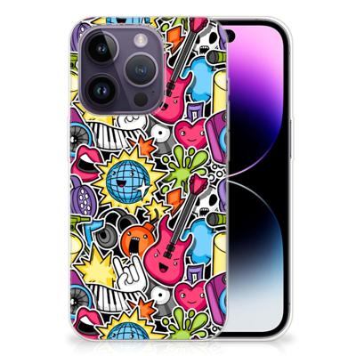 Apple iPhone 14 Pro | Sillicone Back Cover | Punk Rock Apple iPhone 14 Pro | Sillicone Back Cover | Punk Rock