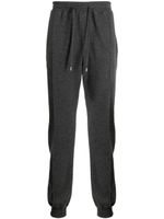 Dunhill pantalon de jogging en cachemire à lien de resserrage - Gris