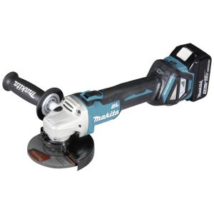 Makita DGA511RTJ DGA511RTJ Haakse accuslijper 125 mm Incl. 2 accus, Incl. lader, Incl. koffer 18 V 5 Ah