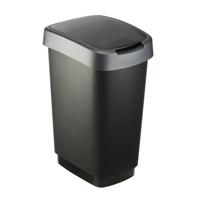 Rotho twist afvalbak 25l zwart Rotho twist afvalbak 25l zwart