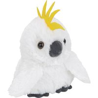 Pluche kleine Kakatoe knuffel van 13 cm   - - thumbnail