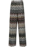 Missoni pantalon à motif zigzag - Noir - thumbnail